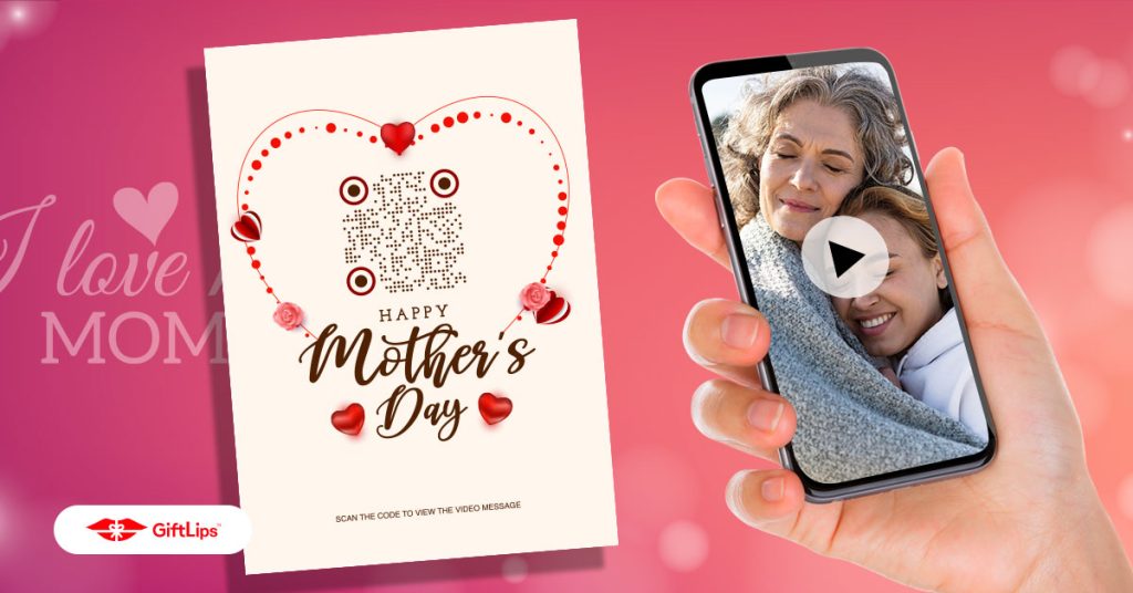 Mothers day video greeting card
