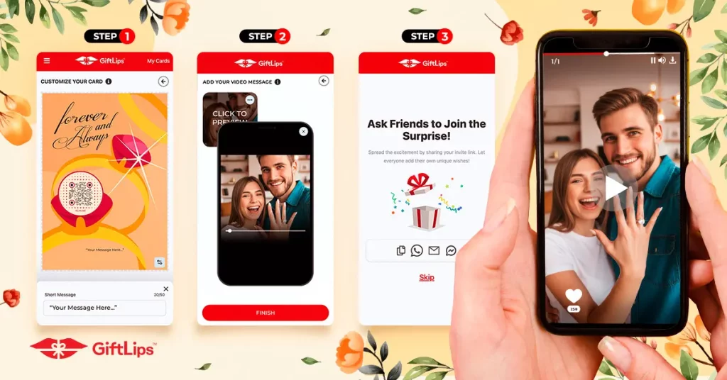 Creating a video greeting card