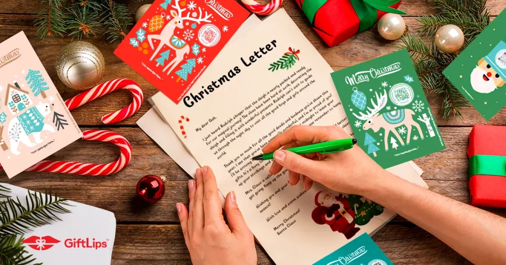 Write on Christmas card