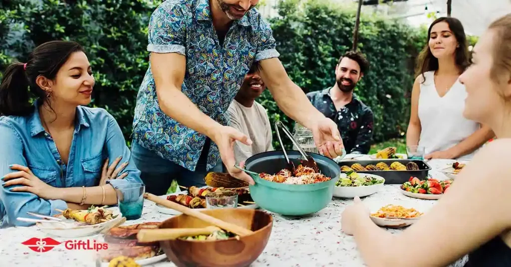 Housewarming potluck celebration