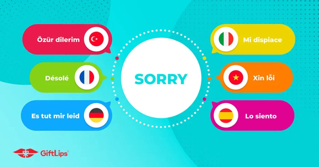 Apology message