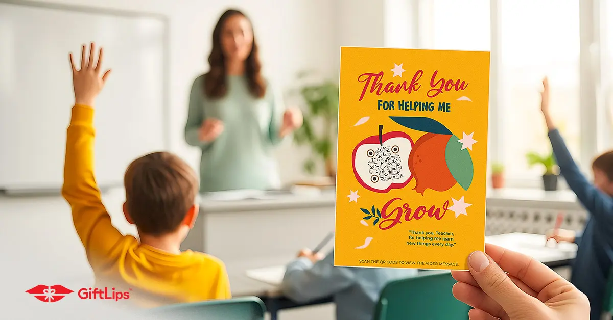 Make Thank You Teacher Messages Unforgettable with GiftLips