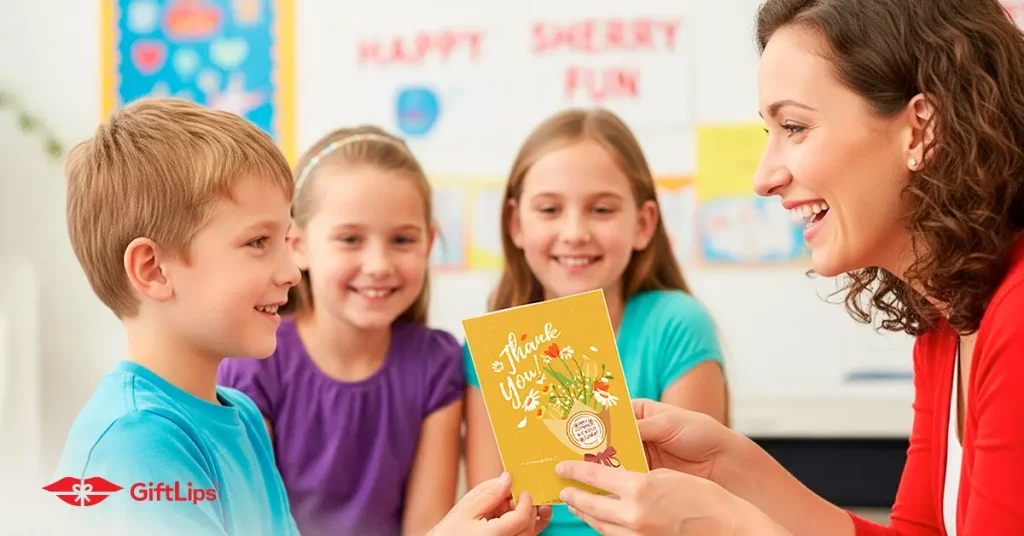 Teacher appreciation card