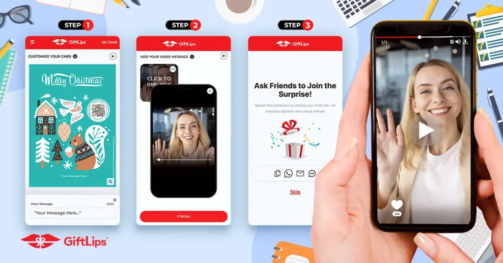 Creating a video greeting card