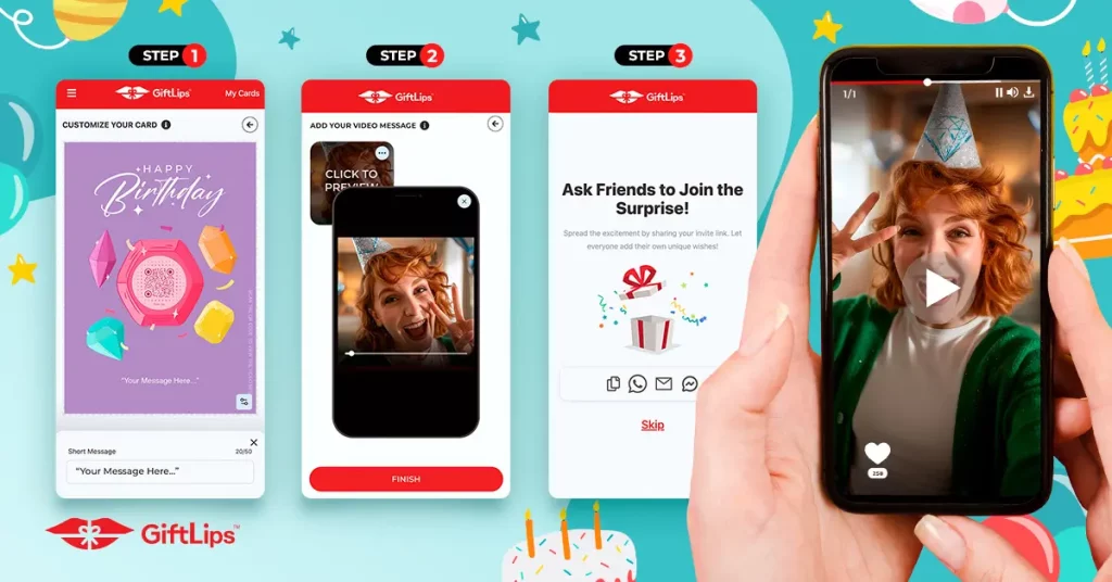 Creating a video greeting card