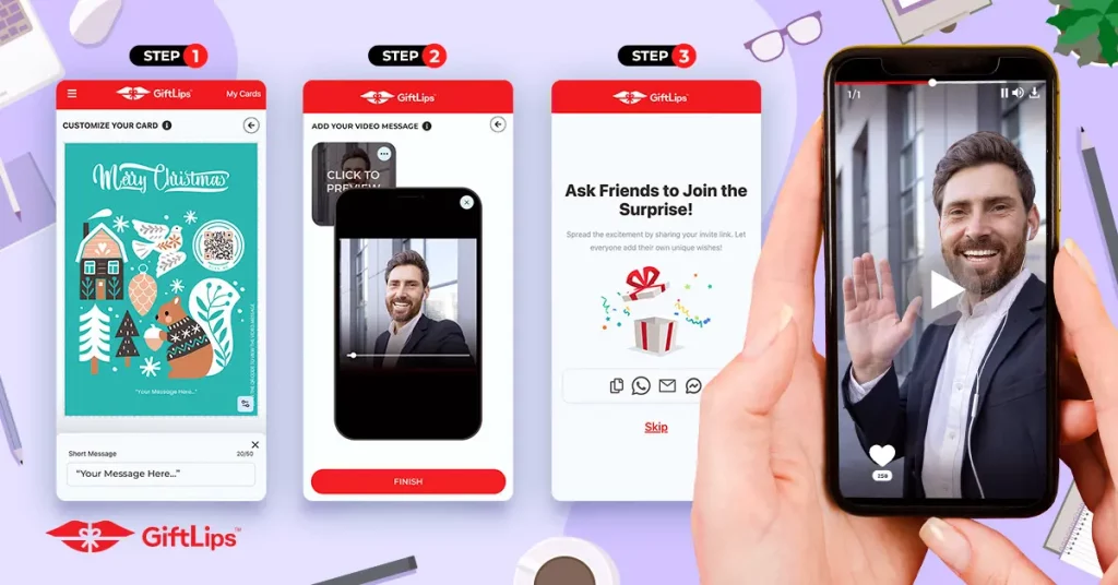 Creating a video greeting card