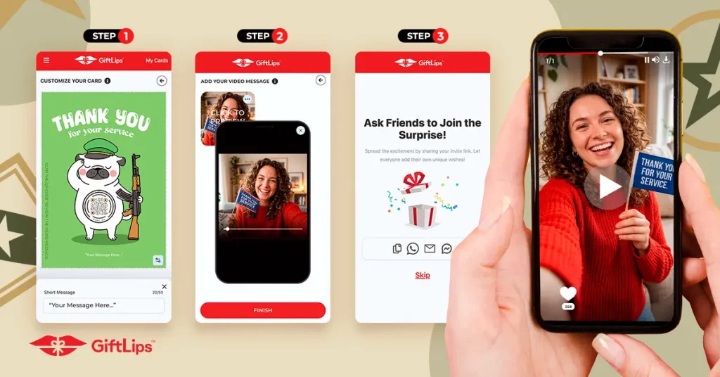 Creating a video greeting card